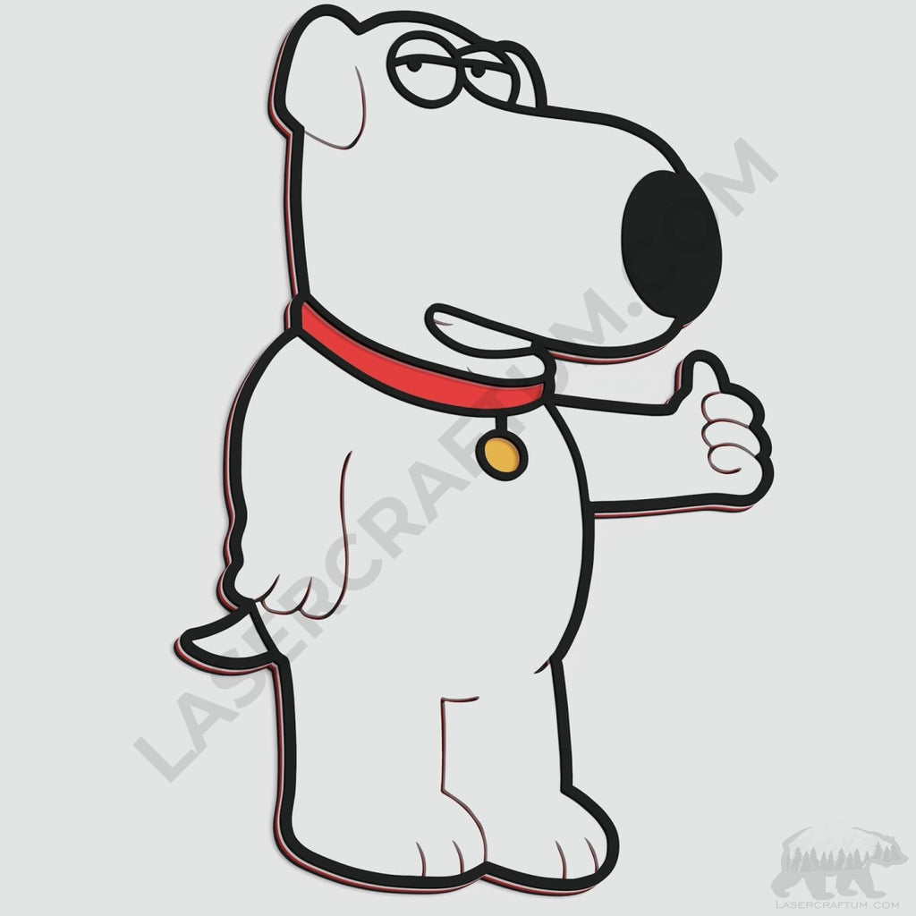 Brian Griffin Layered Design For Cutting LaserCraftum brian-griffin-layered-design-for-cutting-lasercraftum