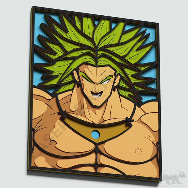 Broly Layered Design for cutting