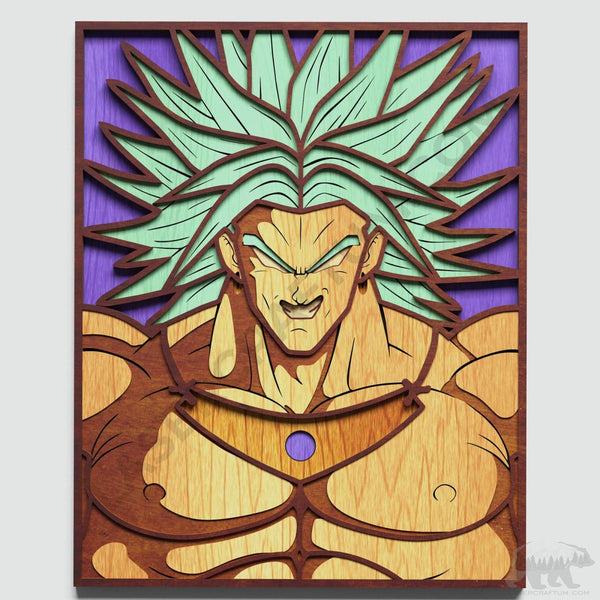 Broly Layered Design for cutting