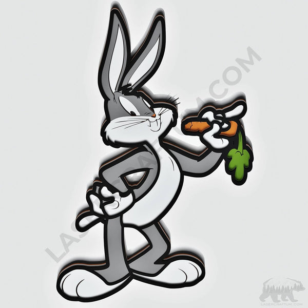 Bugs Bunny Layered Design for cutting
