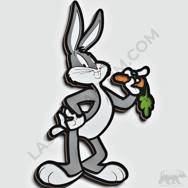 Bugs Bunny Layered Design for cutting