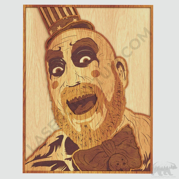 Captain Spaulding Layered Design for cutting