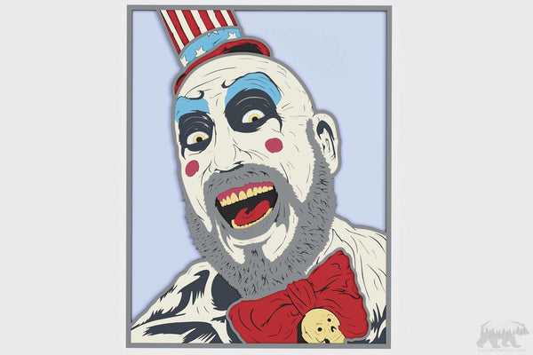 Captain Spaulding Layered Design for cutting