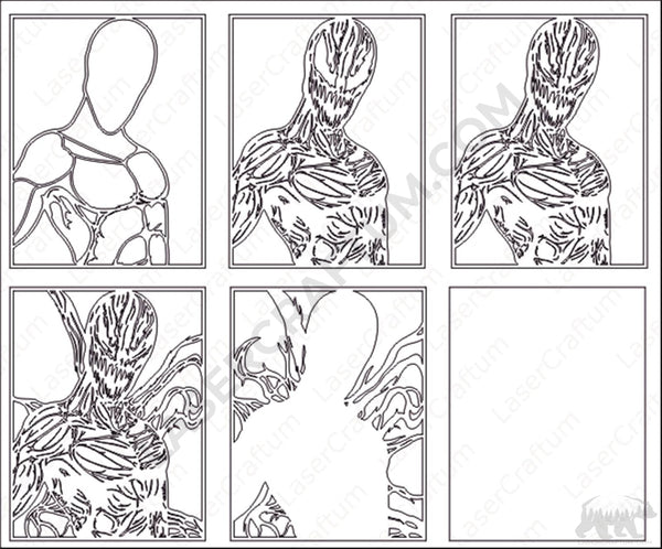 Carnage Layered Design for cutting