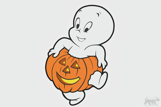 Casper Colorforms Casper Layered Design for cutting - LaserCraftum