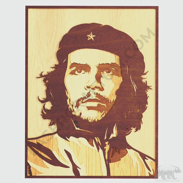 Che Guevara Layered Design for cutting