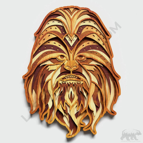 Chewbacca Layered Design for cutting