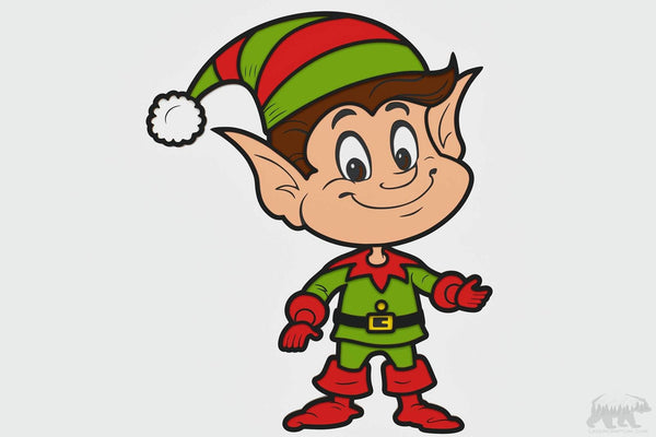 Christmas Elf Layered Design for cutting
