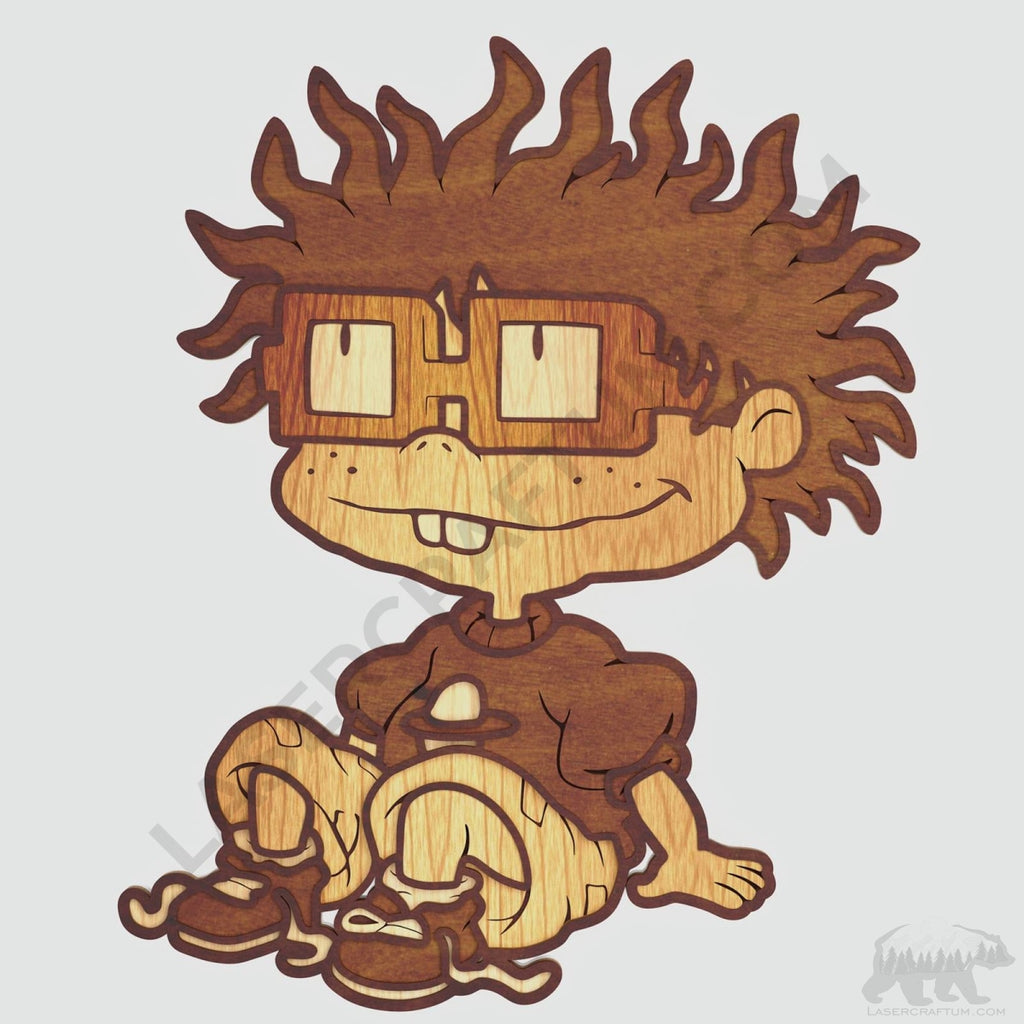 Fienster Chuckie Finster (Rugrats) Layered Design for cutting - LaserCraftum