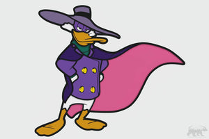 Darkwing Duck Layered Design for cutting