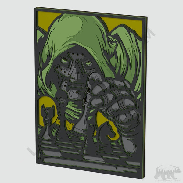 Doctor Doom Layered Design for cutting