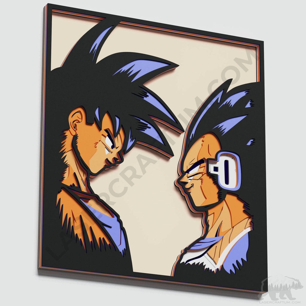 Dragon Ball Layered Design for cutting - LaserCraftum