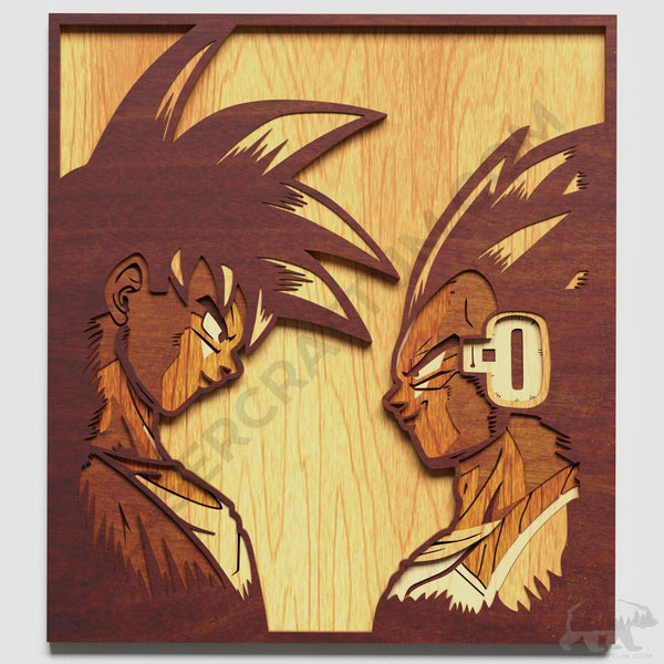 Dragon Ball Layered Design for cutting - LaserCraftum