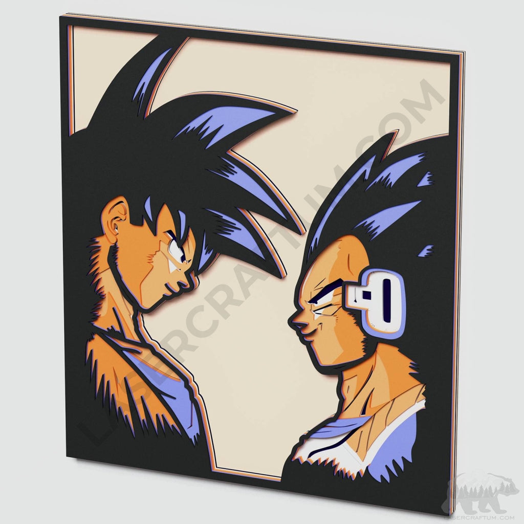 Dragon Ball Layered Design for cutting - LaserCraftum