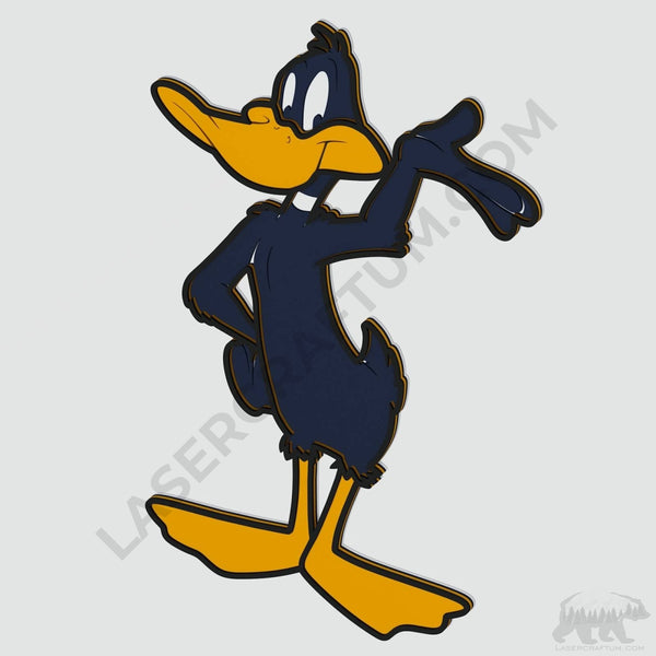 Duffy Duck Layered Design for cutting