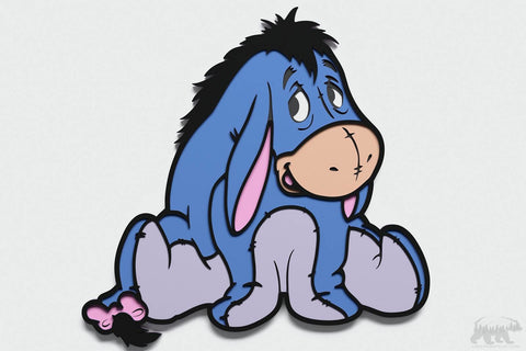 Eeyore Layered Design for cutting