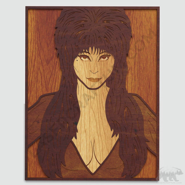Elvira: Mistress of the Dark Layered Design for cutting