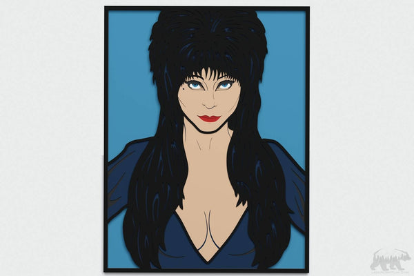 Elvira: Mistress of the Dark Layered Design for cutting