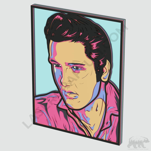 Elvis Presley Layered Design for cutting
