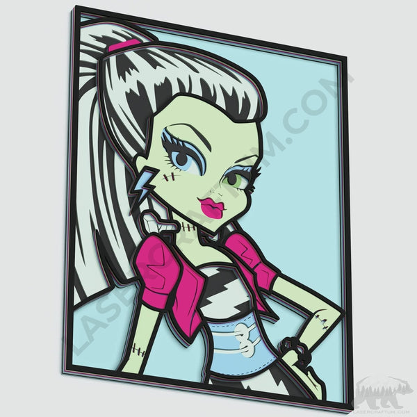 Frankie (Monster High) Layered Design for cutting