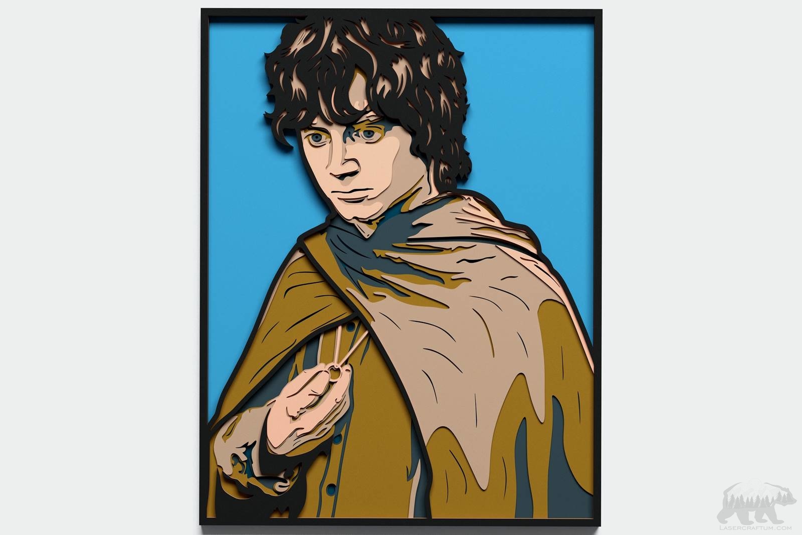Frodo Baggins Layered Design for cutting