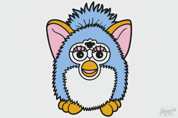 Furby Layered Design for cutting