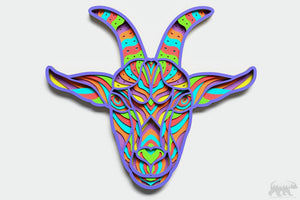 Goat Layered Design for cutting