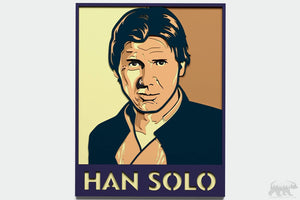 Han Solo Layered Design for cutting