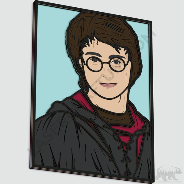 Harry Potter Portrait Layered Design for cutting