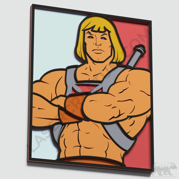 He-Man Layered Design for cutting