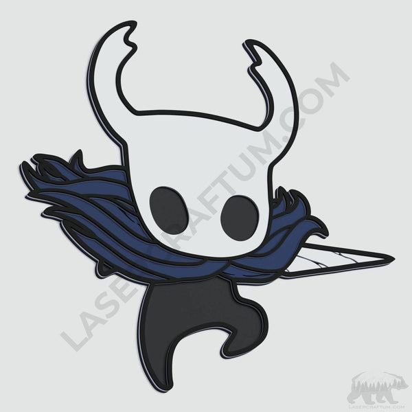 Hollow Knight Layered Design for cutting