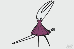 Hornet (Hollow Knight) Layered Design for cutting