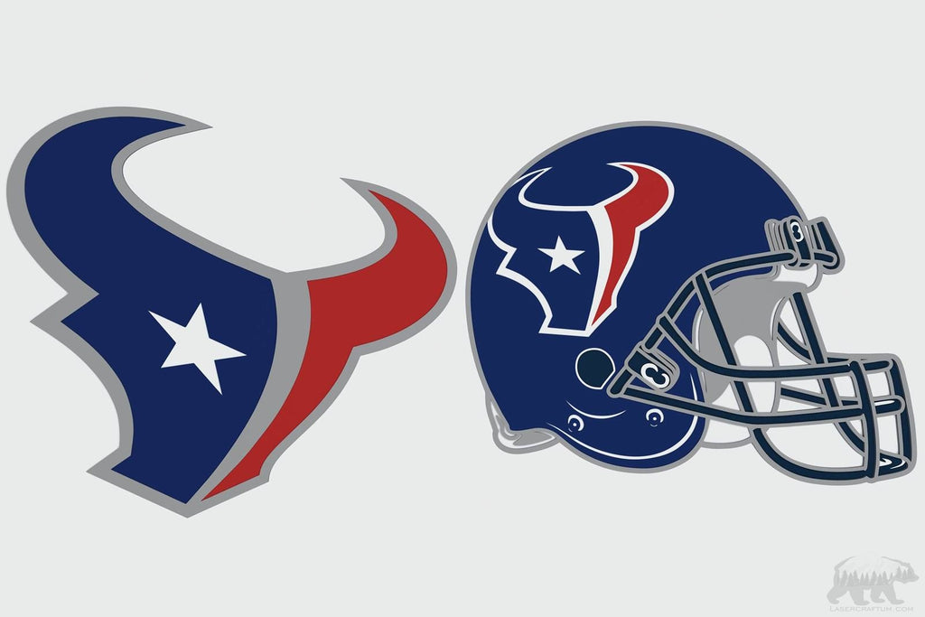 Houston Texans Pattern Houston Texans Layered Design for cutting - LaserCraftum