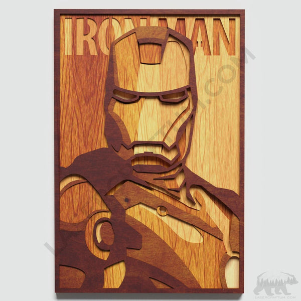Iron Man Layered Design for cutting