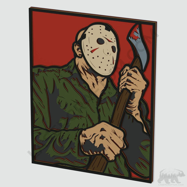 Jason Voorhees Layered Design for cutting