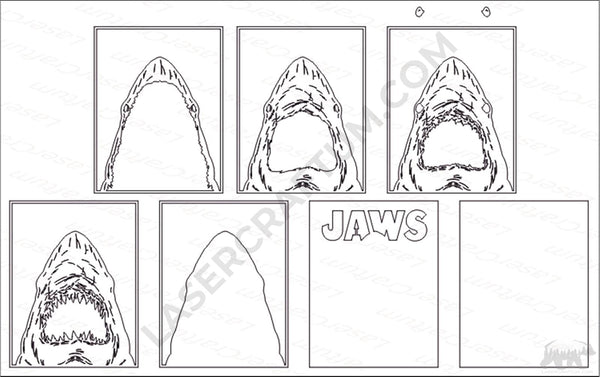 Jaws Layered Design for cutting