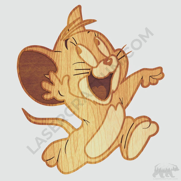 Jerry Mouse Layered Design for cutting
