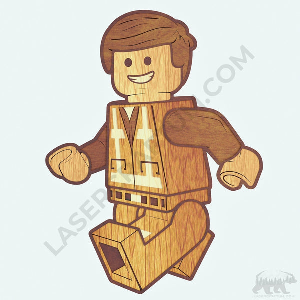 Lego Guy Layered Design for cutting