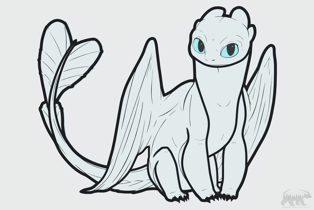 How To Draw Light Fury how-to-draw-light-fury