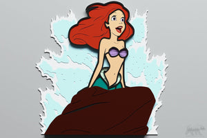 Little Mermaid Layered Design for cutting