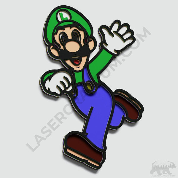 Luigi Layered Design for cutting