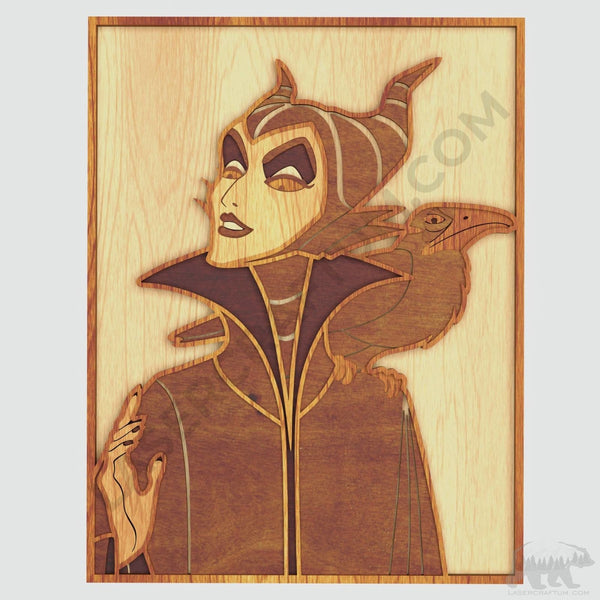 Maleficent Layered Design for cutting