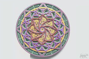 Mandala #1 Multilayer Design for cutting