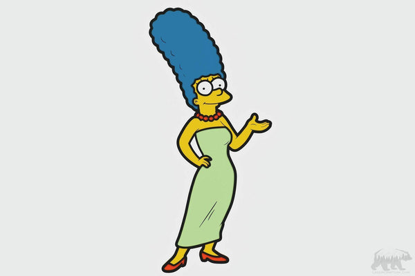 Marge Simpson Layered Design for cutting