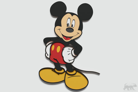 Mickey Mouse Layered Design for cutting