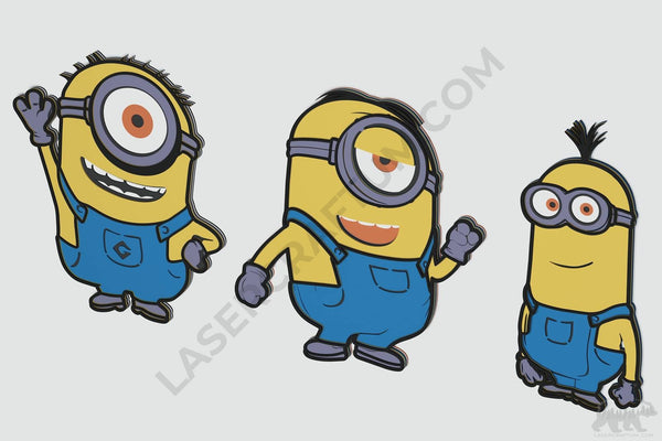 Minions Layered Designs for cutting