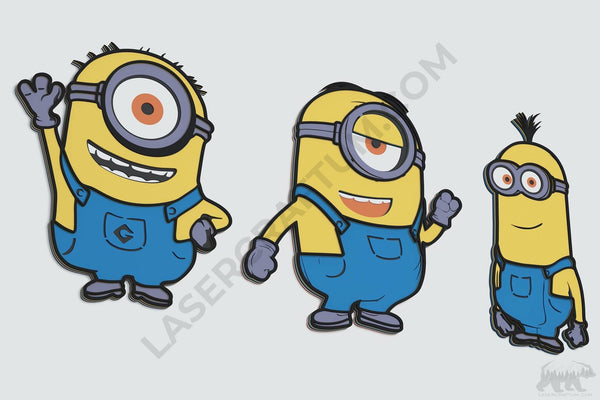 Minions Layered Designs for cutting