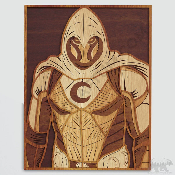 Moon Knight Layered Design for cutting