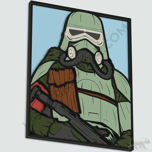 Mudtrooper Layered Design for cutting
