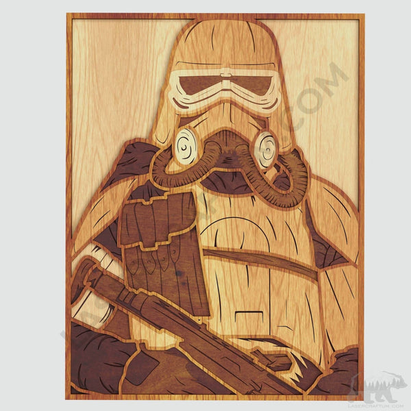 Mudtrooper Layered Design for cutting
